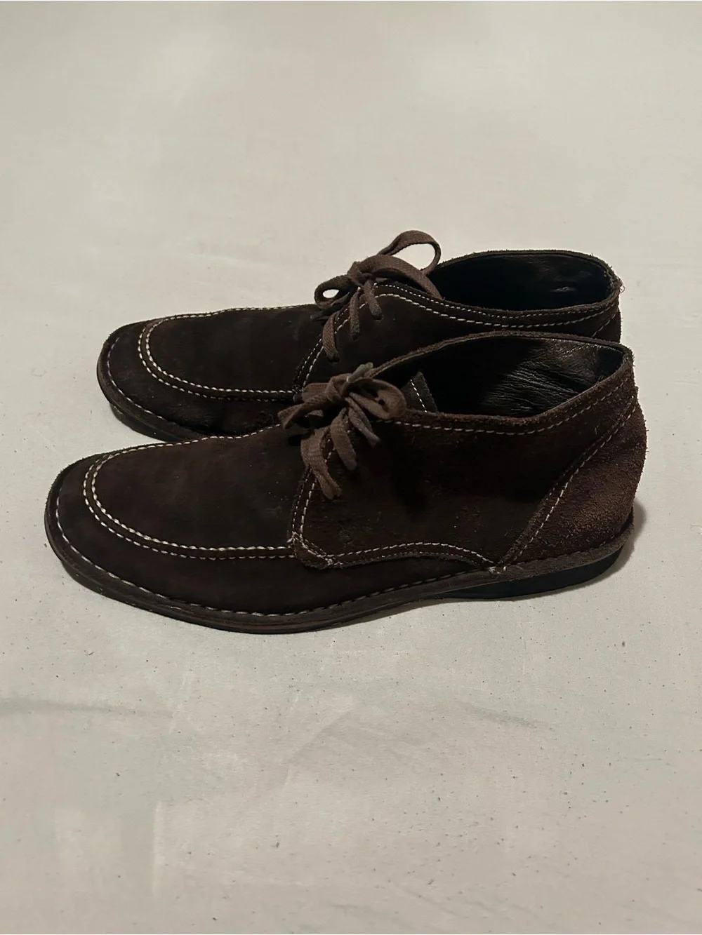 John Varvatos suede upper